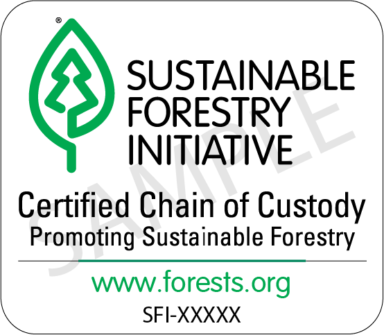 SFI COC – Promoting Sustainable Forestry-SAMPLE